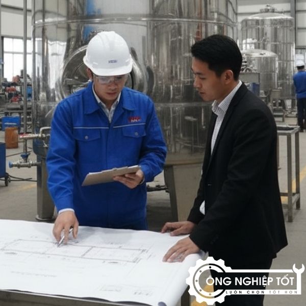 Khảo sát và tư vấn giải pháp bồn nước công nghiệp